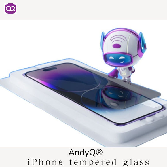 AndyQ® iPhone tempered glass edge detail